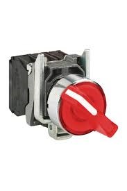 SW-AK124L 0-1 LEDLİ IŞIKLI  KALICI  MANDAL BUTON (1NO) 110-240VAC