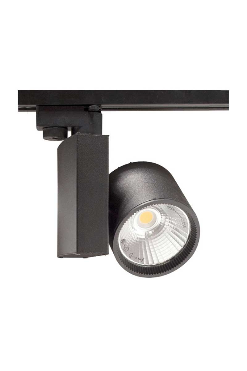 30W SIYAH 3000K COB LED MONOFAZE RAY ARMATÜRÜ
