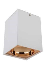 BERGAMA SIVA ÜSTÜ ARMATÜR (GU-10) (BEYAZ+BAKIR)