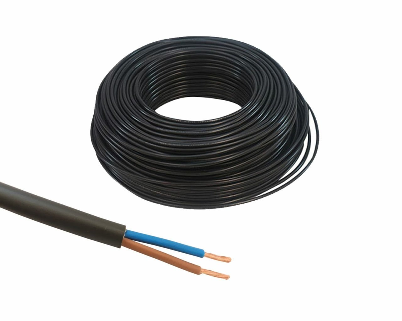 H05VV-F (TTR) 2X1,5 SİYAH