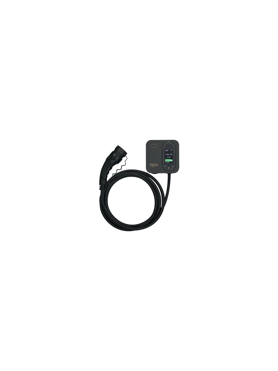 HİMS HCDKS-22 22KW DESTEKLİ SİYAH 5 MT KABLOLU ELEKTRİKLİ ARAÇ ŞARJ İSTASYONU