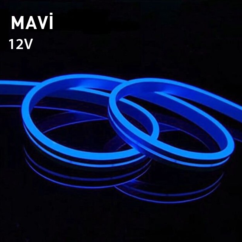 12V NEON LED HORTUM (MAVİ)
