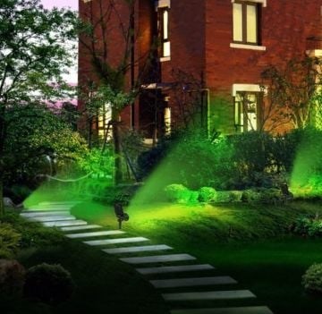 18W SOLAR BAHÇE ARMATÜRÜ (YEŞİL)