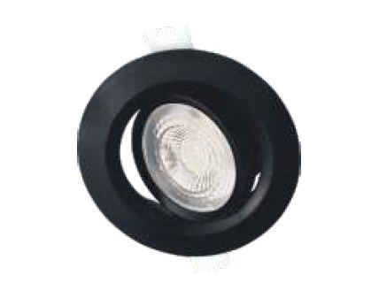 7W LAL LED SPOT ( SİYAH KASA ) ( BEYAZ IŞIK )