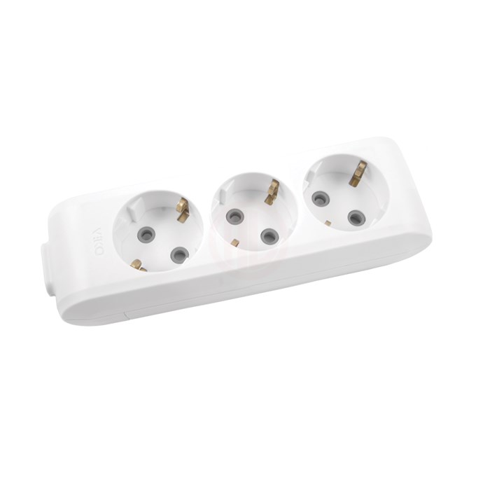 MULTİ-LET ÜÇLÜ PRİZ TOPRAKLI Ç.K. KLEMENSLİ