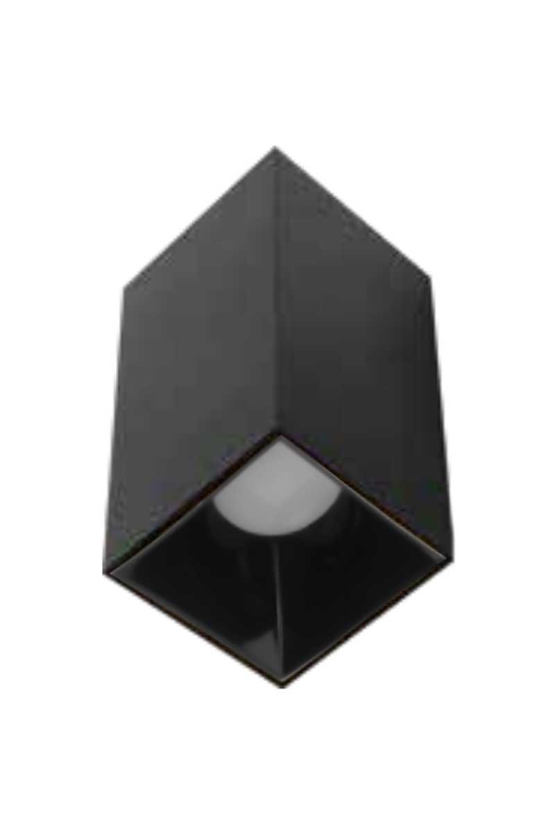 SIVAÜSTÜ DEKORATİF ARMATÜR 74X110MM  SİYAH REFLEKTÖR SİYAH KASA