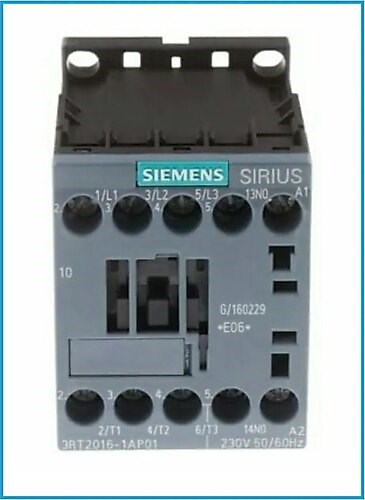  ÜÇ FAZLI; SIRIUS KONTAKTÖR; AC 230V BOBİNLİ; 4 KW; 1NO