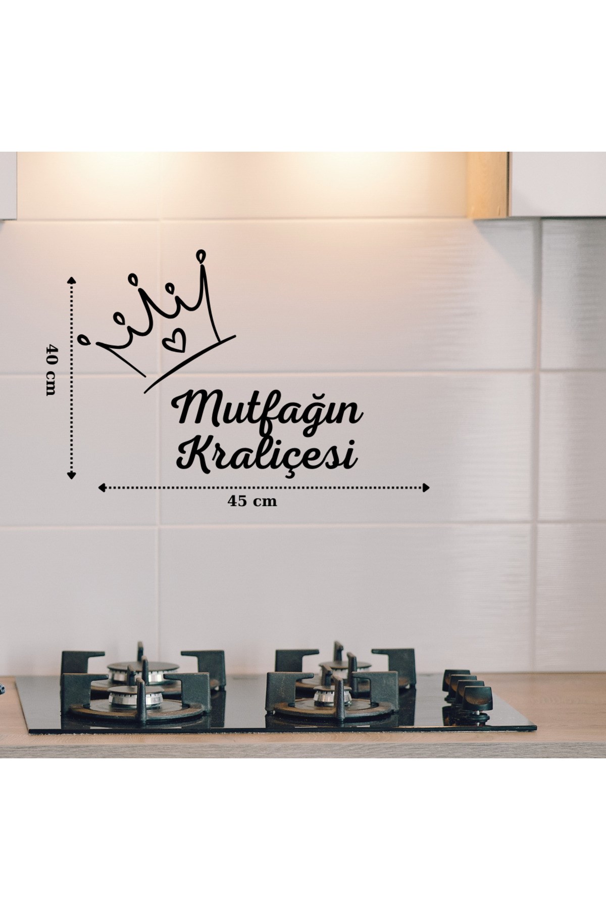 Siyah Ahşap Mutfağın Kraliçesi Duvar Dekoru Mutfak Dekorasyonu Duvar Süsleme-anneler Günü Hediyesi