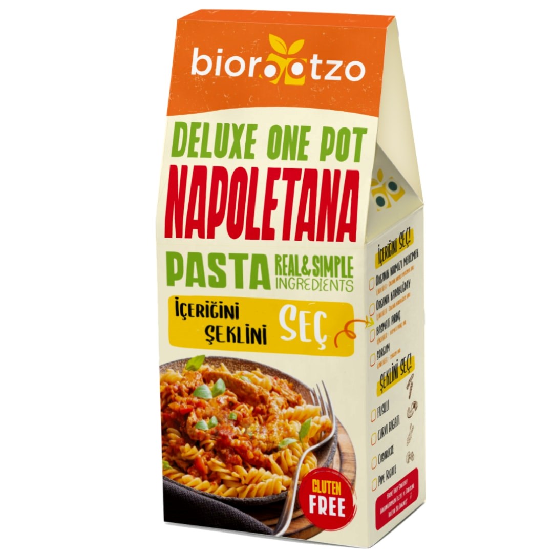 Deluxe One Pot Napoletana Pasta Domatesli 165 g - 2 Porsiyon