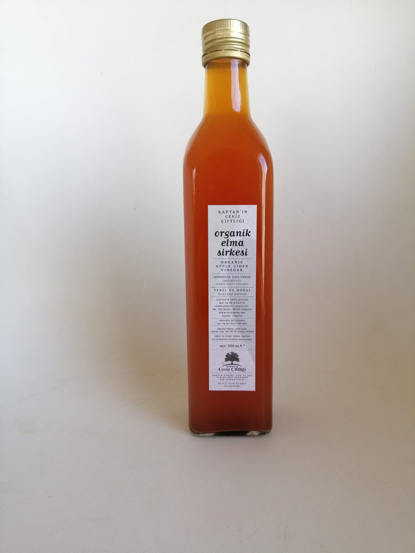 Doğal Fermente Elma Sirkesi (500 ML)