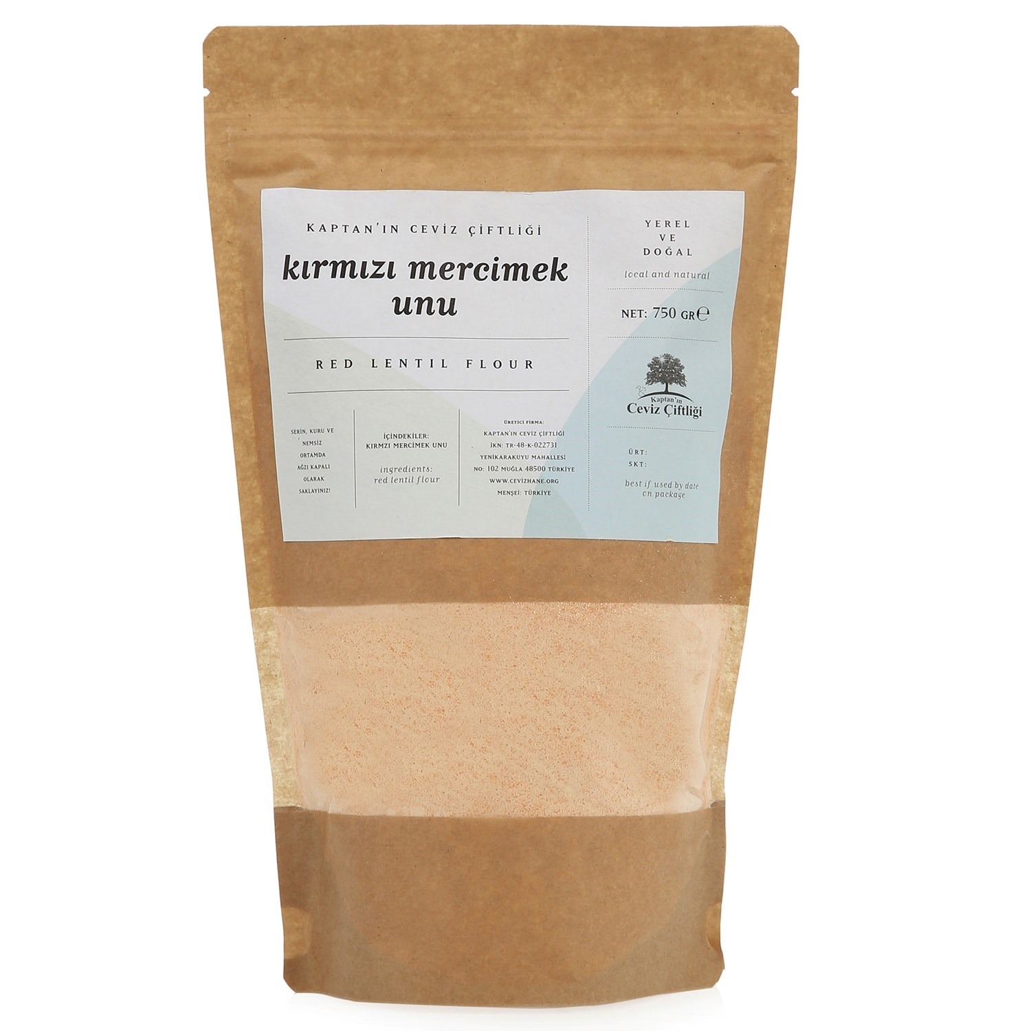 Kırmızı Mercimek Unu (750 G)