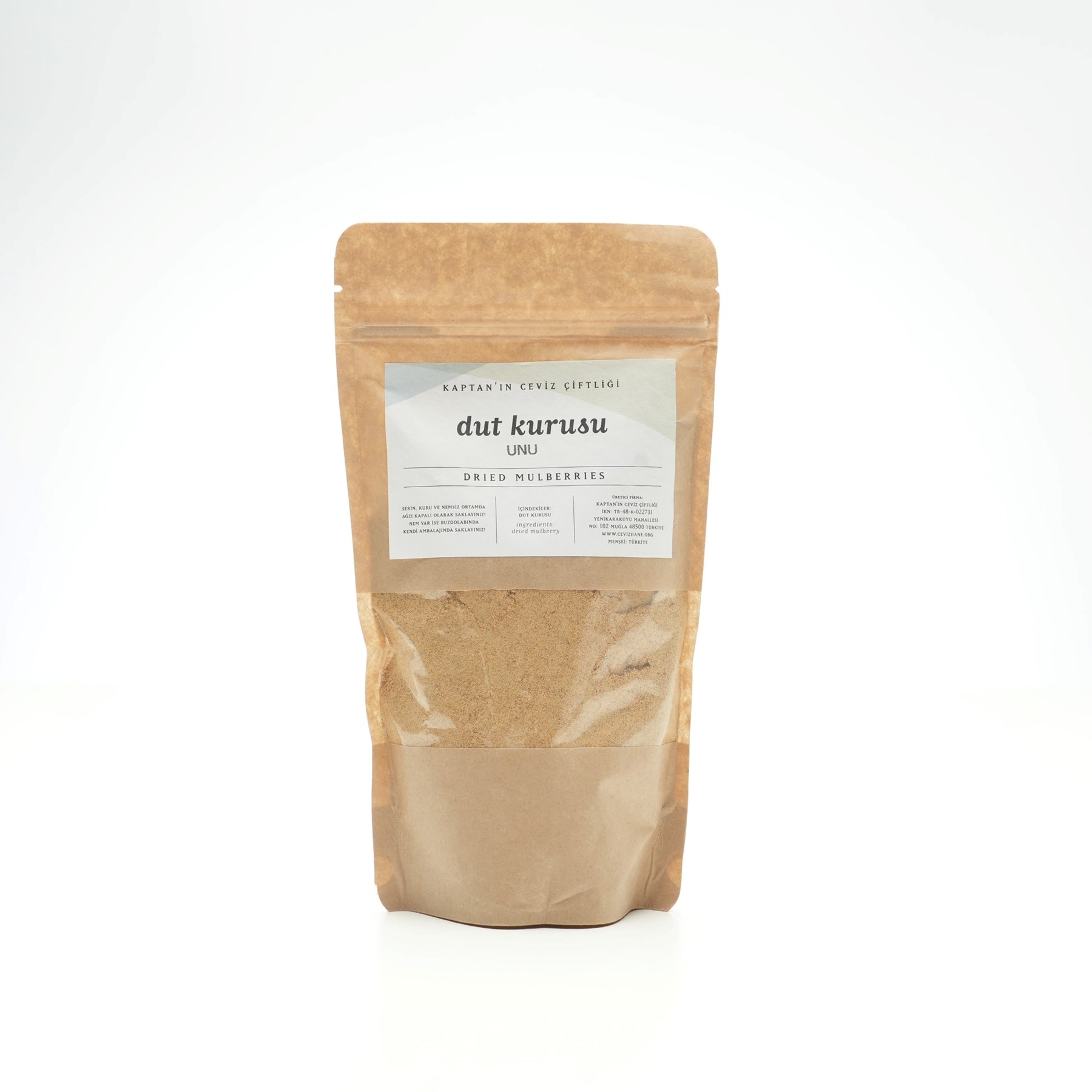 Doğal Dut Kurusu Unu - Şekersiz ve Glutensiz Alternatif (350 g)