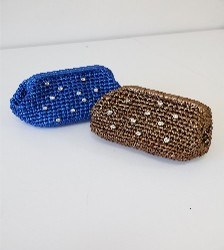 DERİ İP CLUTCH TAŞ İŞLEME 