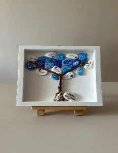 TAŞ BOYAMA İLE OLUŞTURULMUŞ TABLO 