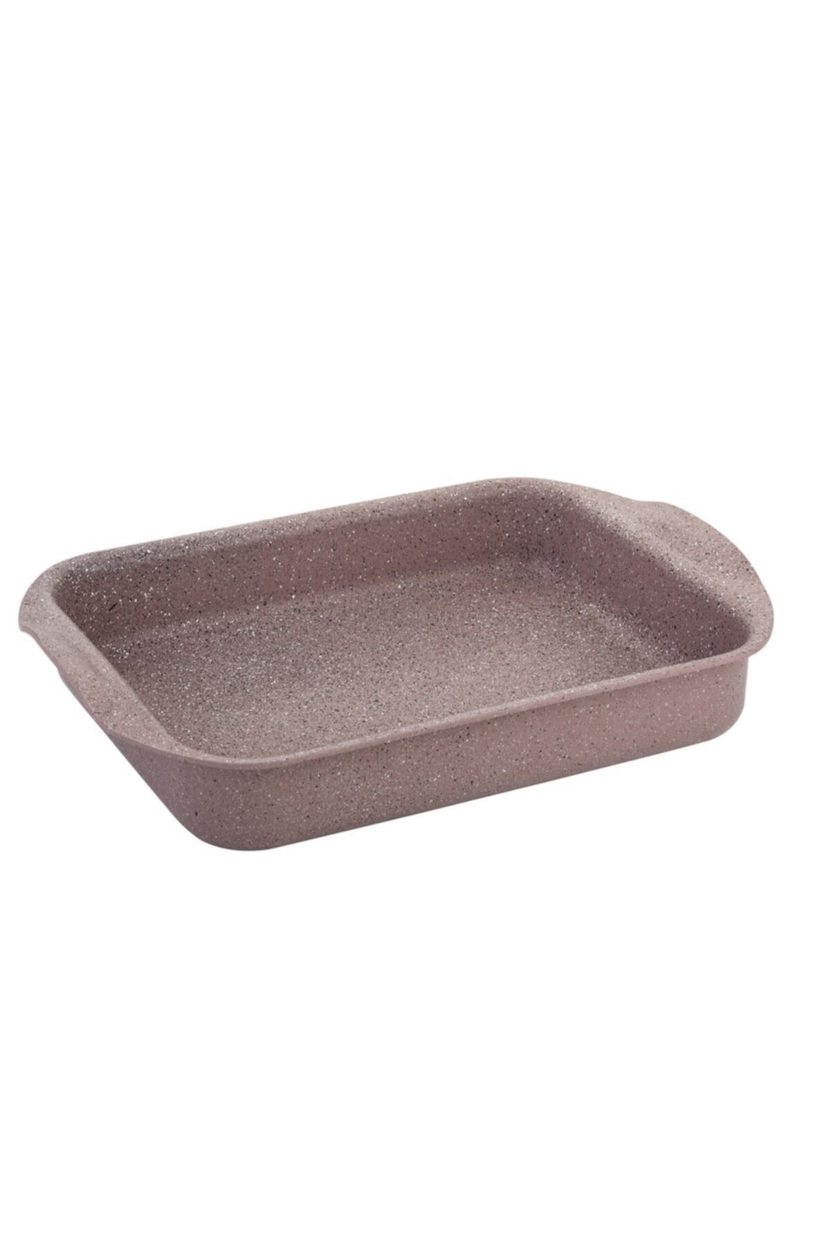 Granit Dikdörtgen Fırın Tepsi 35x27cm S,kahve Renk