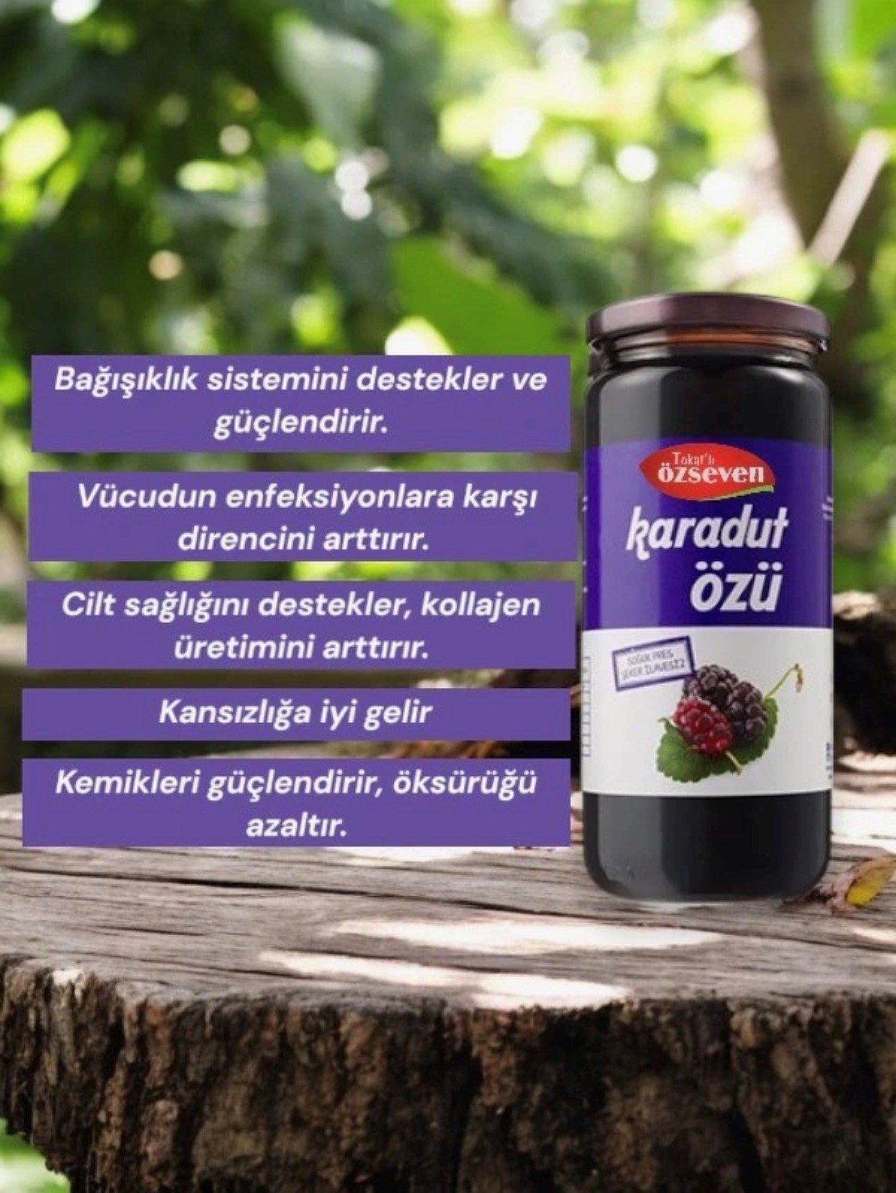 Özseven Karadut Özü 300gr — Özseven Gıda — görsel 2