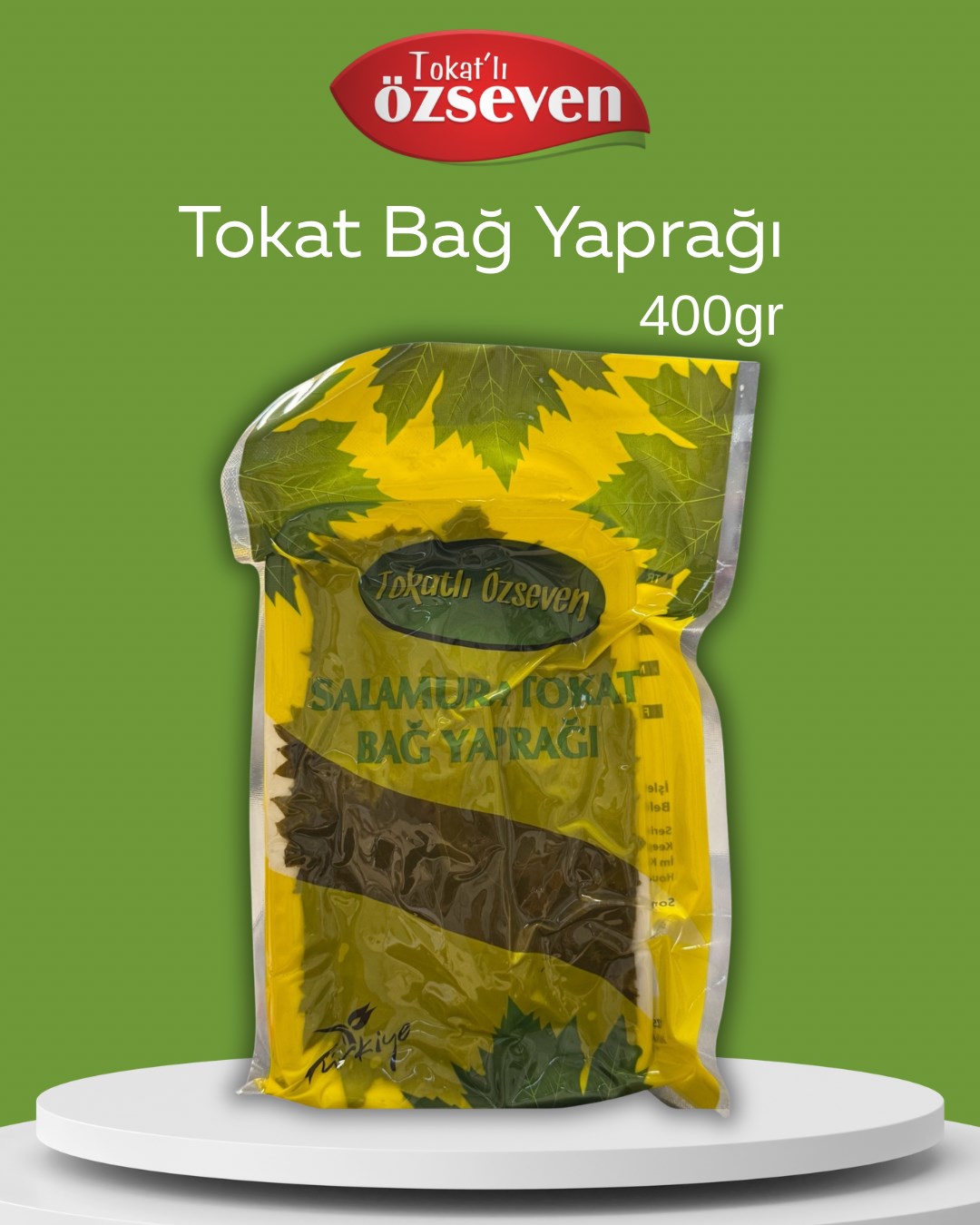 Tokat'lı Özseven Bağ Yaprağı 400gr — Özseven Gıda