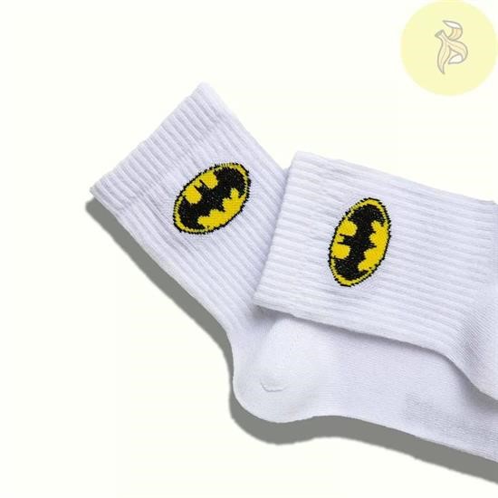 Batman Beyaz Çorap 36-40