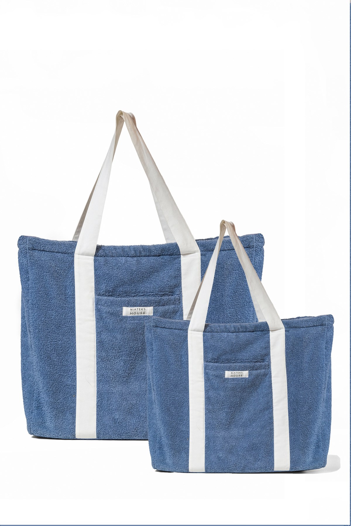 HavluBag Anne&Çocuk Takım Havlu Plaj Çantası – Fermuarlı, Kanvas Astarlı