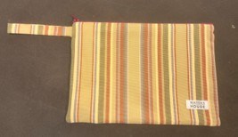 RENKLİ, ÇİZGİLİ CLUTCH ÇANTA, 100% COTTON, İÇ KISIM SU GEÇİRMEZ İMPERTEKS KUMAŞ