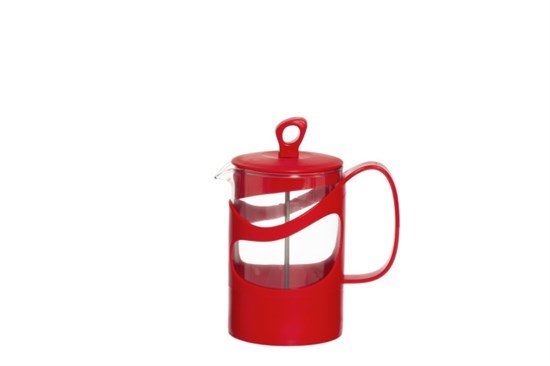 600 Cc Sade French Press-Kırmızı-17731