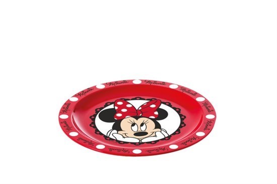 Lisanslı Plastik Tabak-Minnie-17799