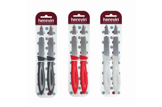 9 Cm İkili Karışık Renkli Meyve Bıçağı-36 Set-17825