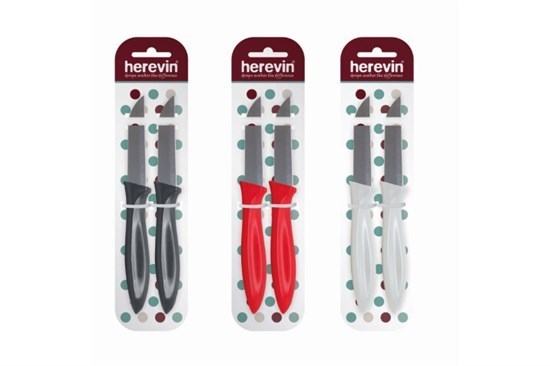 7,8 Cm İkili Karışık Renkli Meyve Bıçağı-36 Set-17826