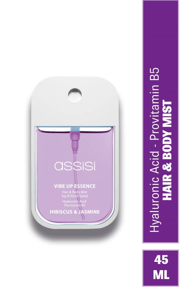 Hibiscus Jasmine Hyaluronik Asit & Provitamin B5 Saç ve Vücut Spreyi 45 ml Çiçeksi & Vanilya Kokulu