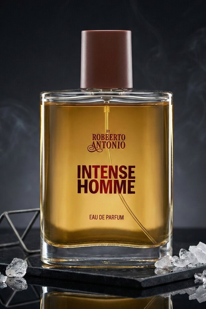 Robberto Antonio Men Intense EDP 100 ml – Güçlü, Çekici ve Kalıcı Erkek Parfüm – Yoğun Odunsu Koku