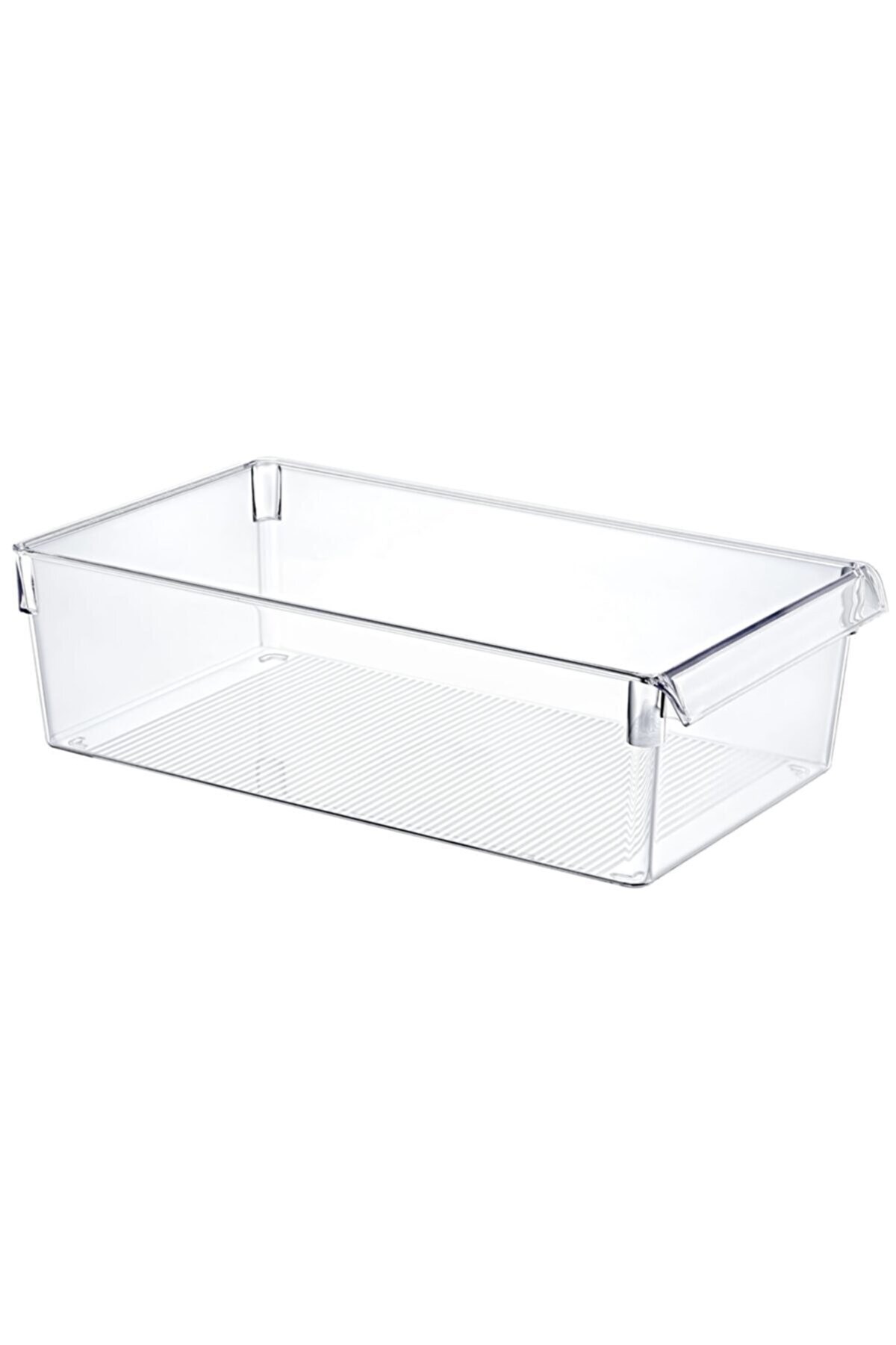 3 Adet Maxi Tall Clear Buzdolabı & Dolap Içi Düzenleyici Tezgah Üstü Organizer (36X10,5X5Cm)