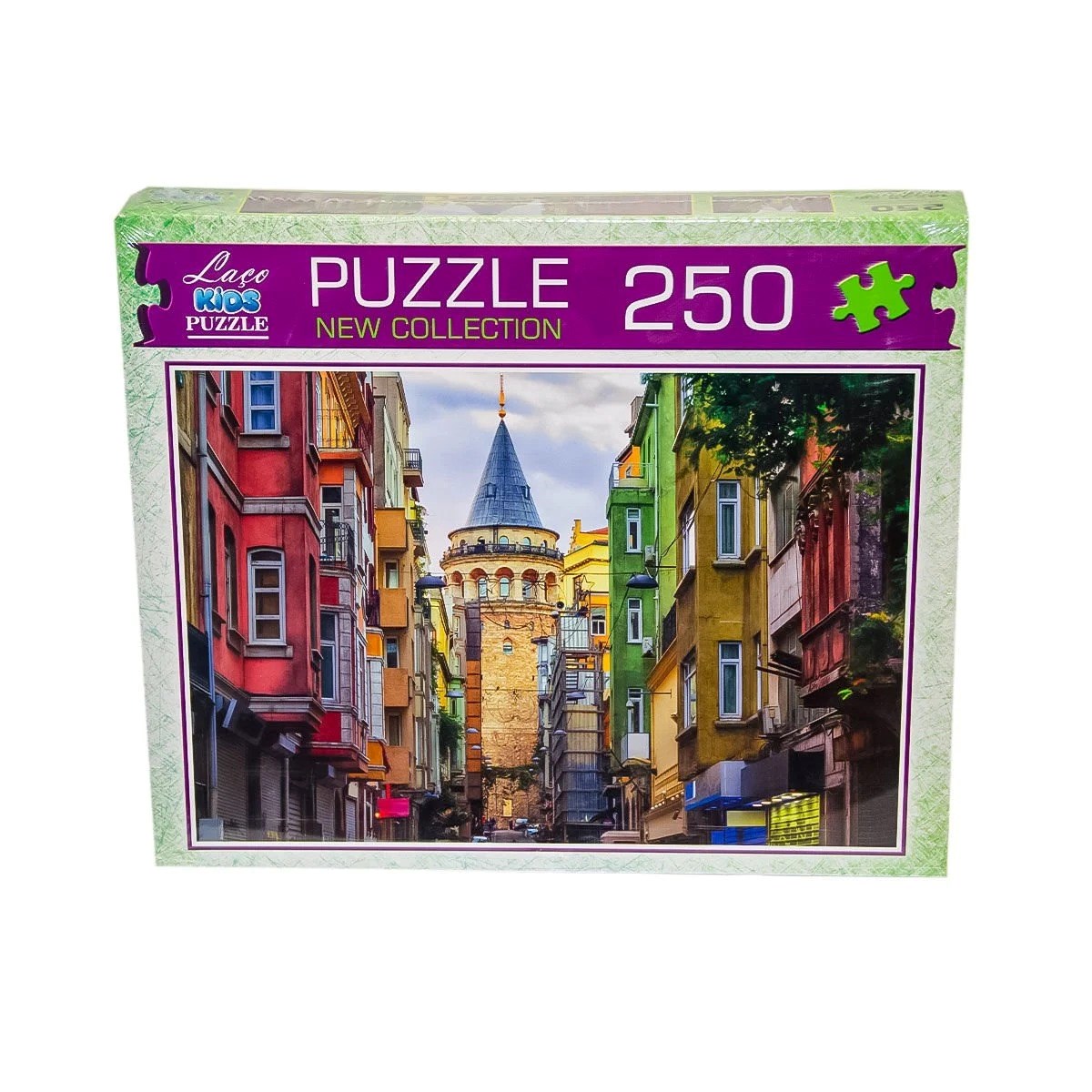 Galata Kulesi 250 Parça Puzzle Seti Zihin Geliştirici Oyuncak Puzzle Seti