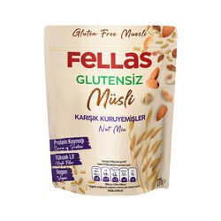 Fellas Glutensiz Müsli - Karışık Kuruyemişli 270g