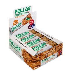 Fellas Vegan Protein Bar - Yer Fıstığı Ezmeli 40g x 12 Adet