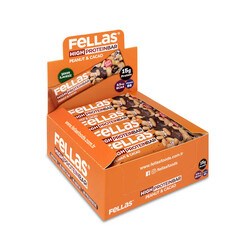 Fellas Yüksek Protein Bar - Yer Fıstıklı ve Kakaolu 45g x 12 Adet