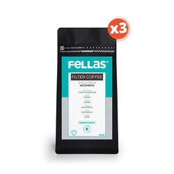 Fellas Filtre Kahve - Kolombiya Single Origin 200g x3