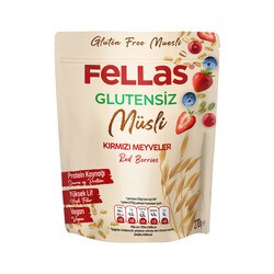 Fellas Glutensiz Müsli - Kırmızı Meyveli 270g
