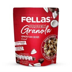 Fellas Granola - Hindistan Cevizi & Protein Bar Parçacıklı 270g