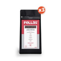 Fellas Filtre Kahve - Orta İçim 200g x 3