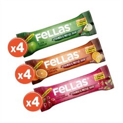 Fellas Vitamin & Meyve Bar Karma Kutu 35g 12 Adet (3 çeşit)