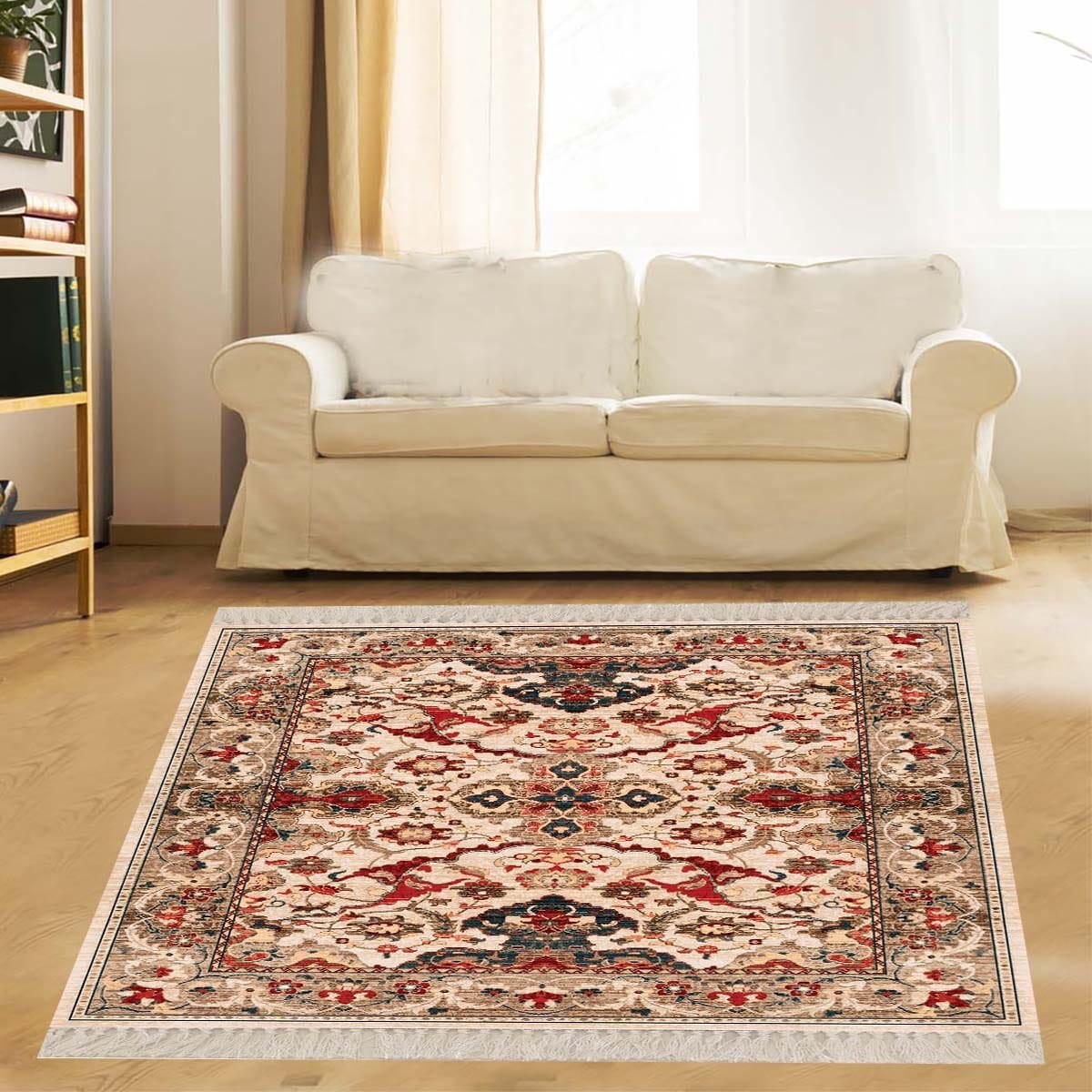 Kilim Desenli Etnik Dijital Baskı Yıkanabilir Modern Salon Halı ve Yolluk