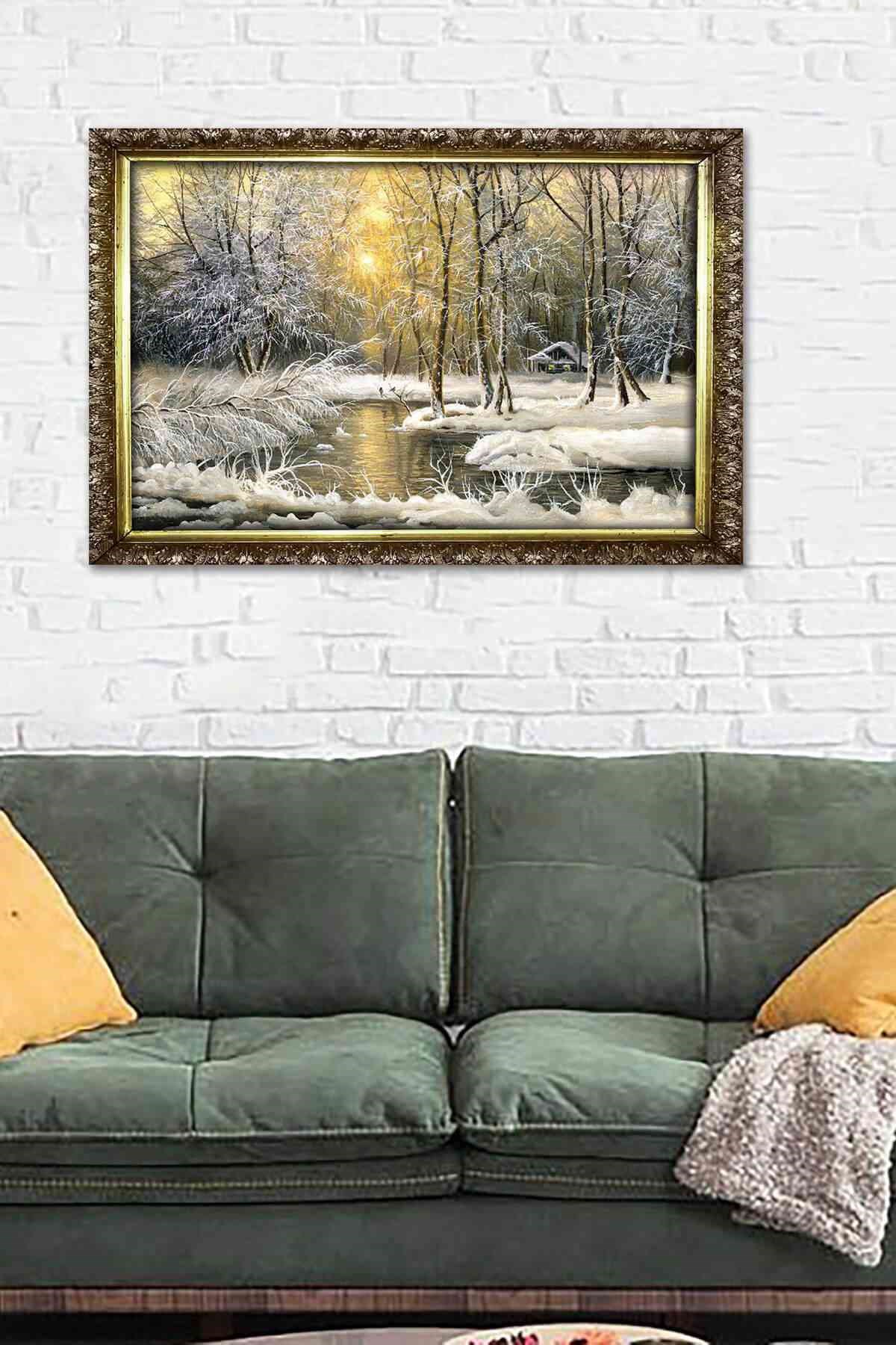 Evi Mona Çerçeve Baskılı Mdf Tablo- 90X60 Cm -Ç071