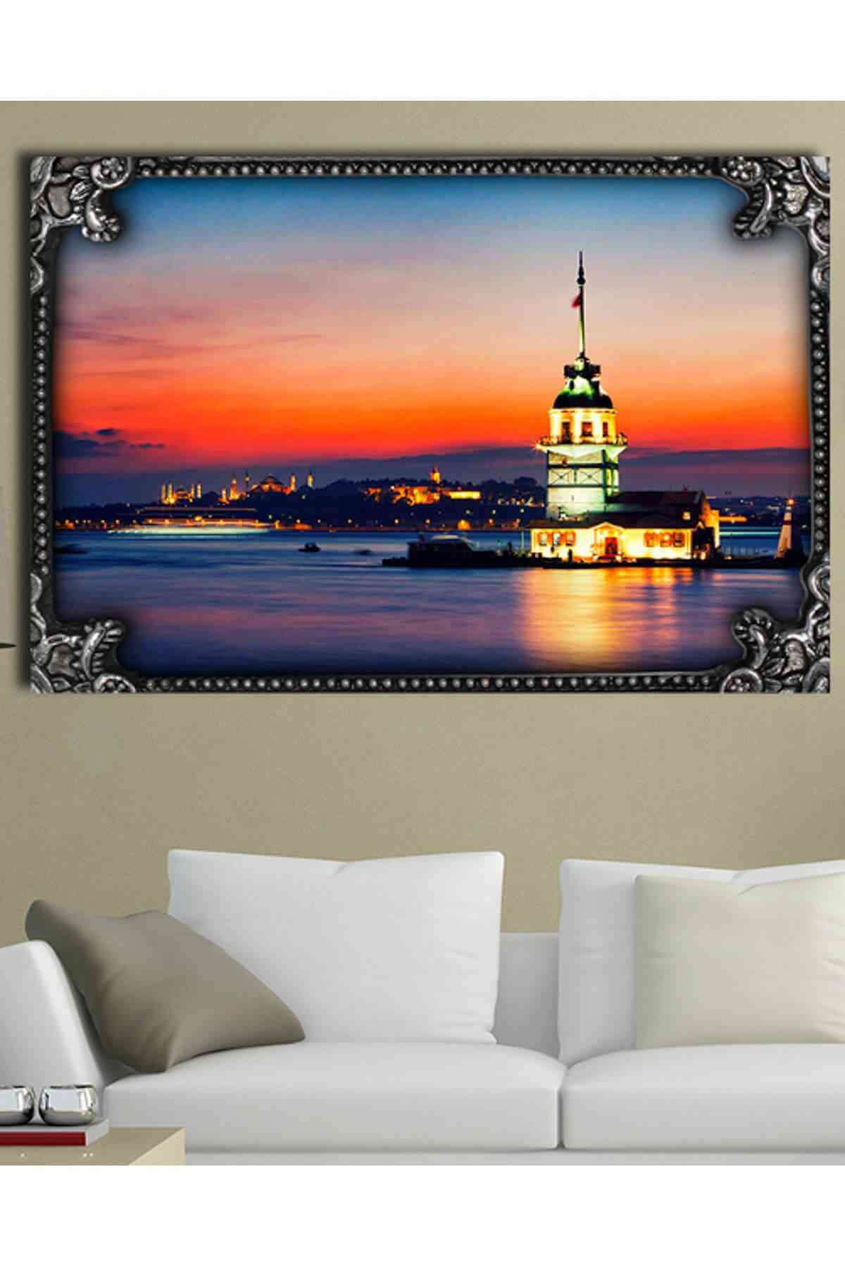 Evi Mona Çerçeve Baskılı Mdf Tablo- 90X60 Cm -C055