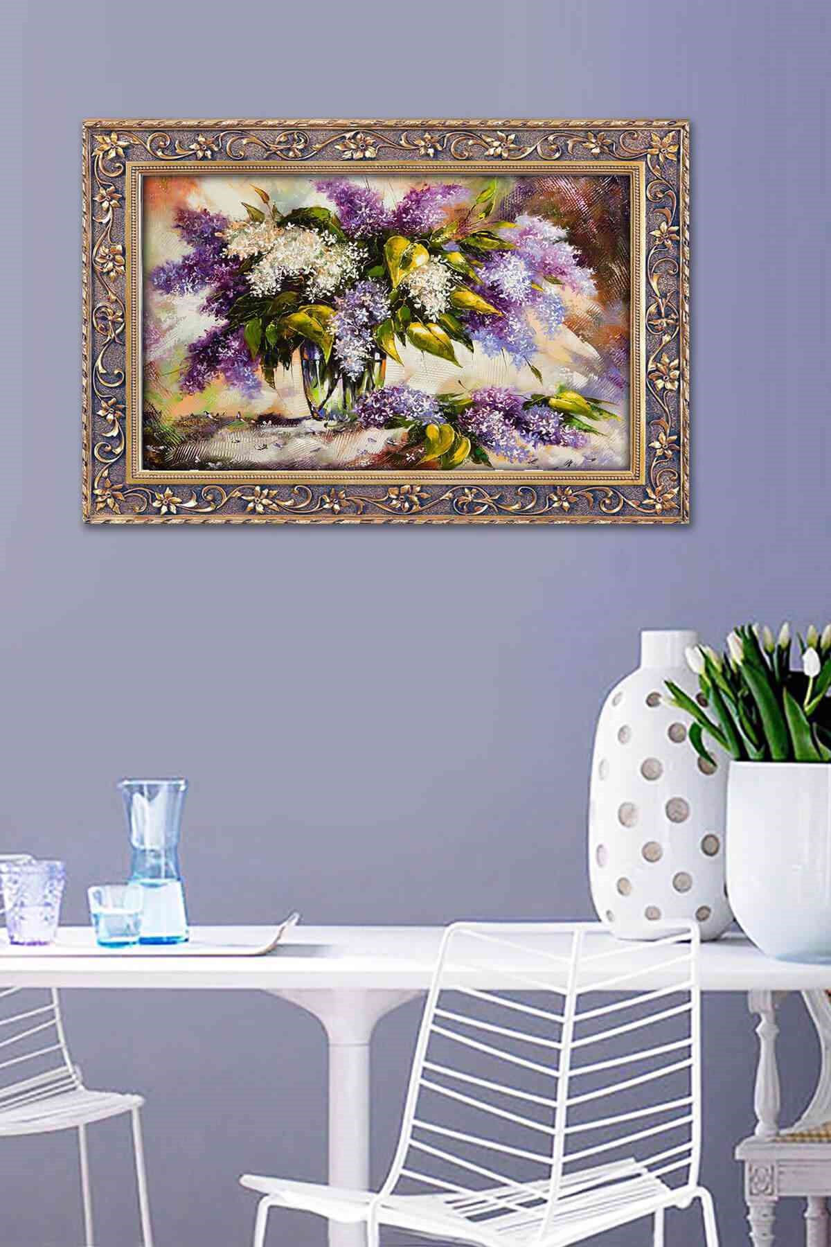 Evi Mona Çerçeve Baskılı Mdf Tablo- 90X60 Cm -Ç063