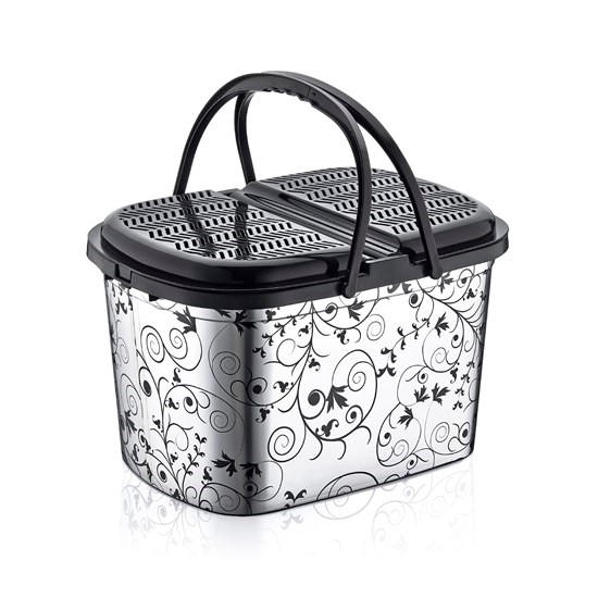 Metalik Piknik Sepeti 24,5 Lt - Ivy - 38841