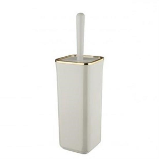 Kare Tuvalet Fırçası - Altın Taş - 32553