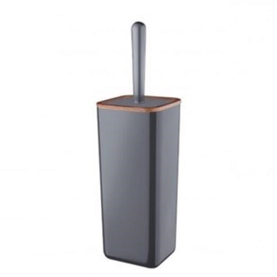 Kare Tuvalet Fırçası - Ahşap Antrasit - 32552