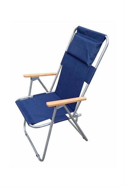 Yastıklı Katlanır Kamp Sandalyesi Piknik Balkon Koltuğu-18069