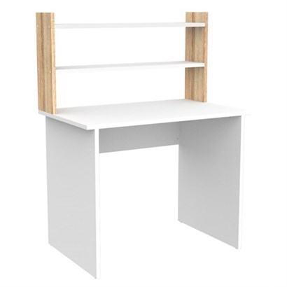 Mimilos M3 Sonoma Kitaplık Raflı Çalışma Bilgisayar Ders Masası-18140