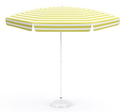 Tevalli 180Cm Bidonlu Plaj Balkon Bahçe Şemsiyesi-18098